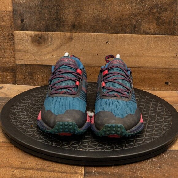 BROOKS CASCADIA 13 WOMENS ATHLETIC SHOES RUNNING WALKING GREEN PURPLE SIZE 9.5B - Picture 2 of 9